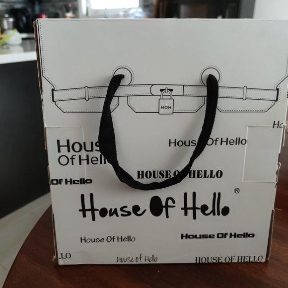 HOUSE OF HELLO Pink Ostrich Leather Satchel ShoulderBag Silver Labels(Brand New) - Picture 4 of 4